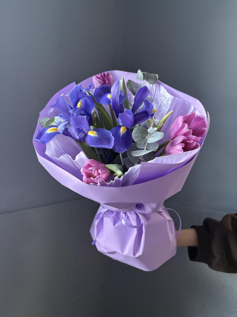 Букет-комплимент сиреневый 